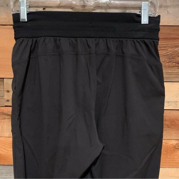 Lululemon Beyond the Studio Drawstring Crop Pants Black Size 6 Athleisure Travel - Picture 16 of 16